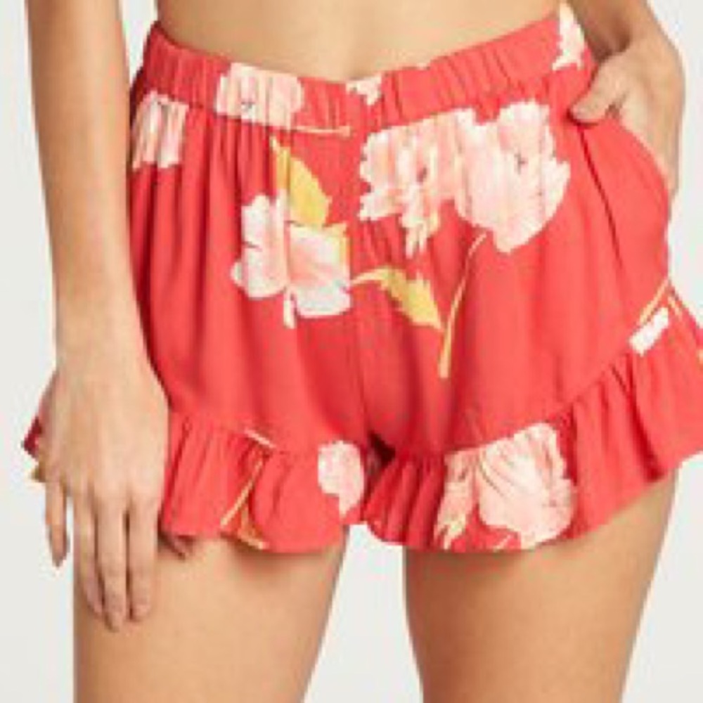 Billabong Sun Skipper Floral Ruffle Shorts